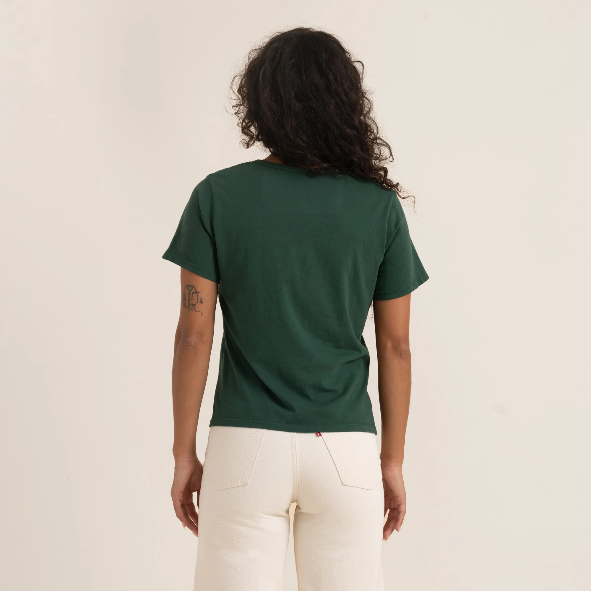 Open Roads Everyday Premium Tee - Emerald - Image 4