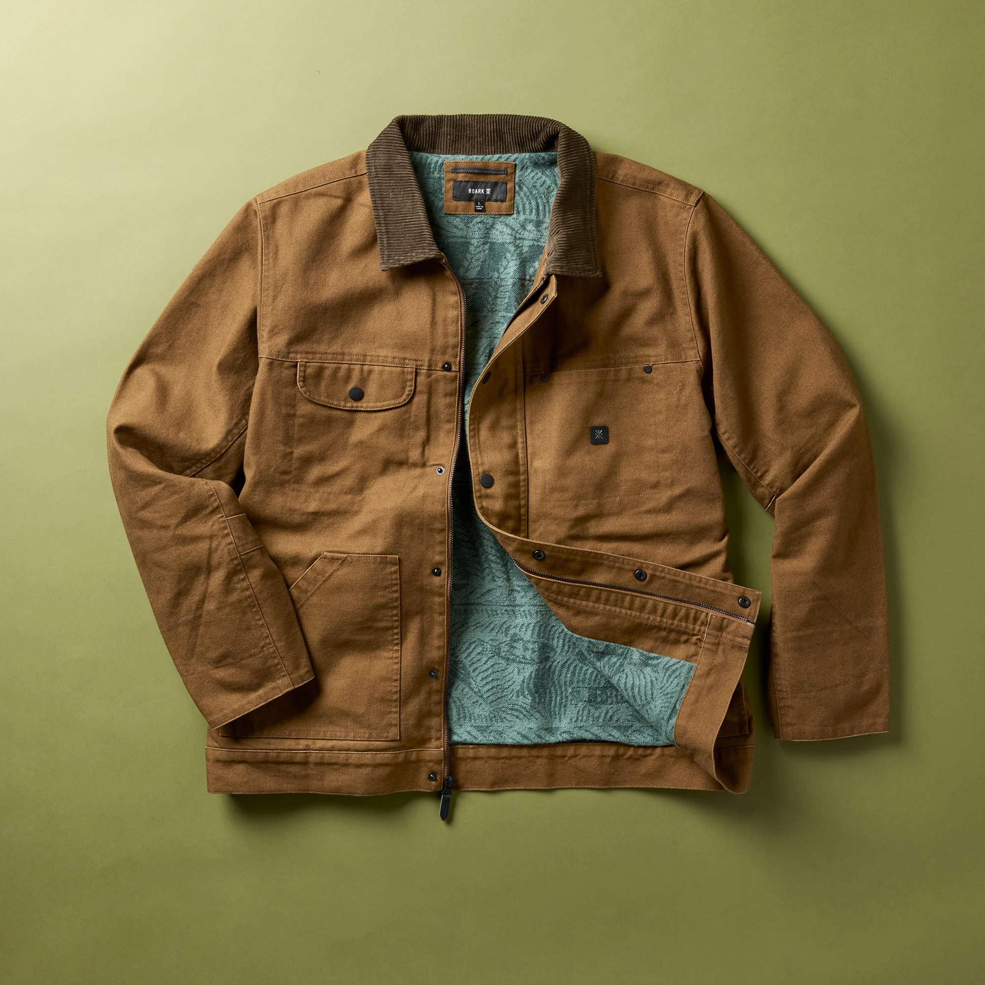 Open Roads Waxed Canvas Jacket - Otter - Image 4