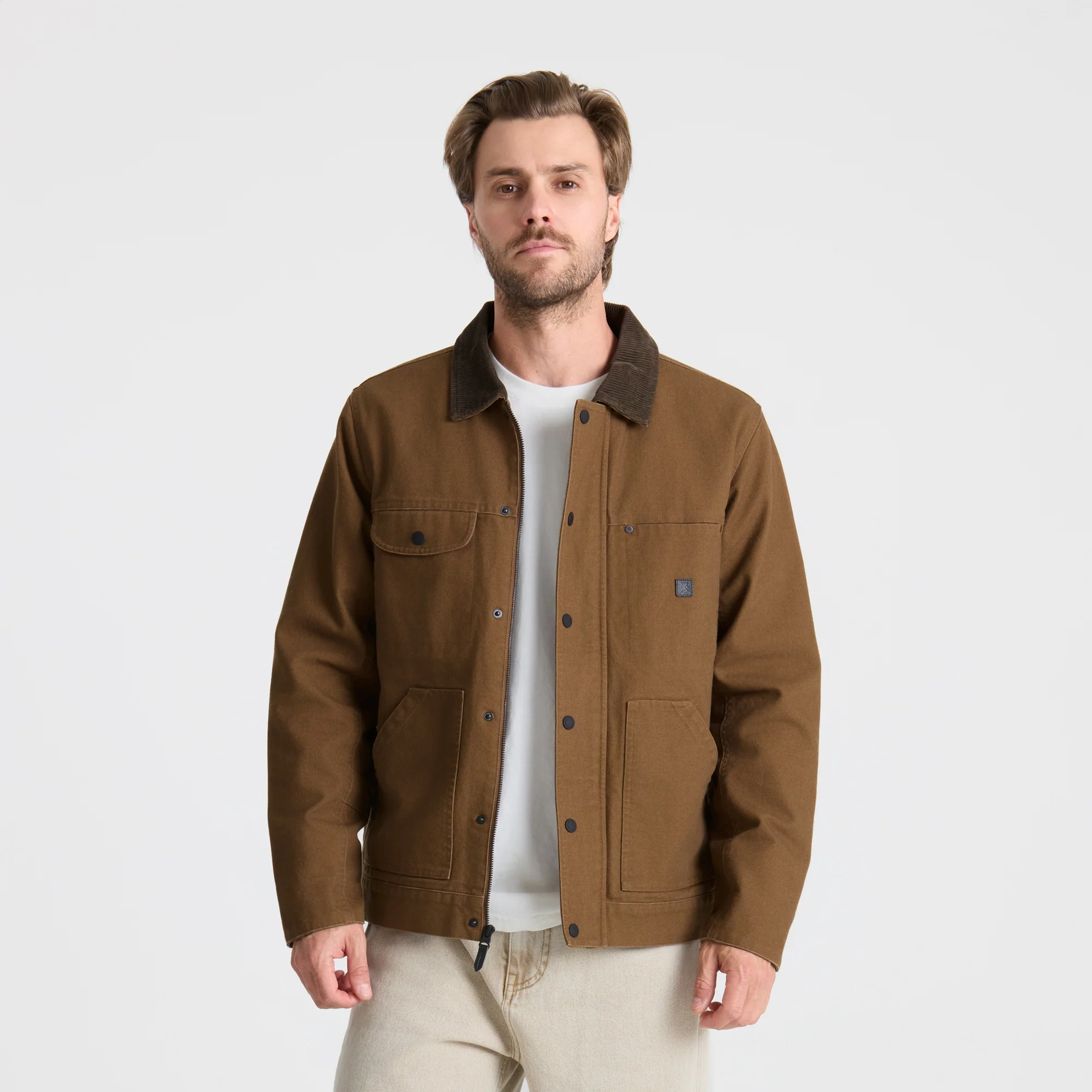 Open Roads Waxed Canvas Jacket - Otter - Image 5