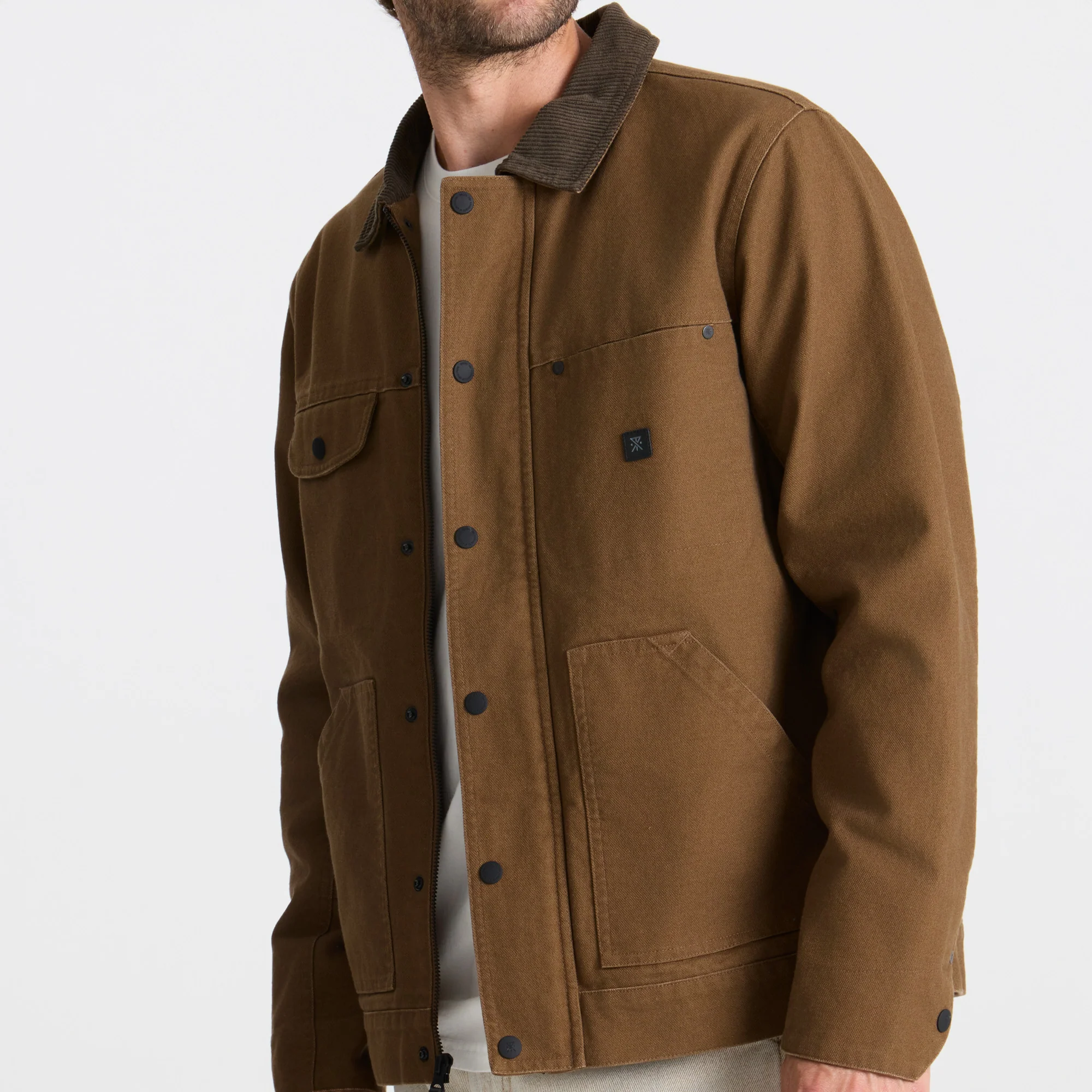 Open Roads Waxed Canvas Jacket - Otter - Image 6