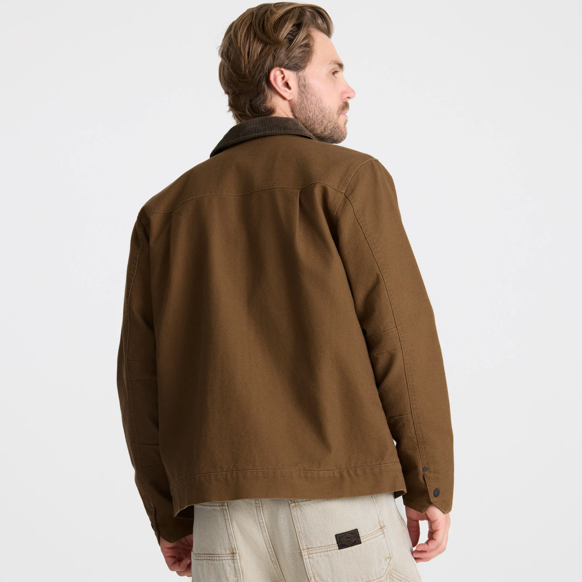 Open Roads Waxed Canvas Jacket - Otter - Image 8