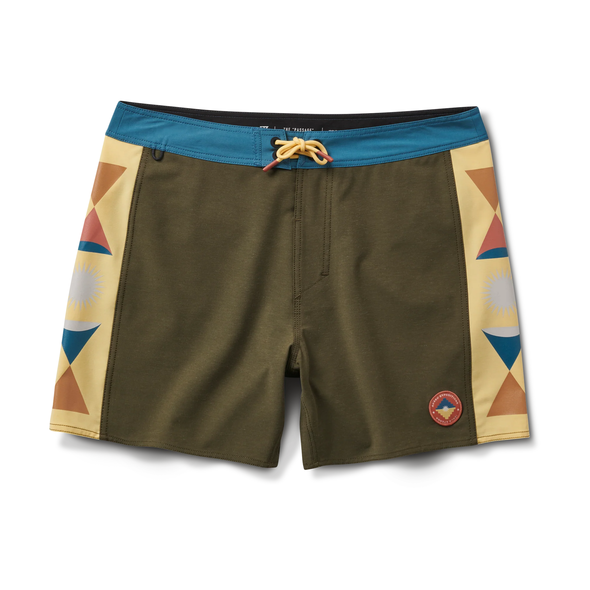 Passage 16" Side Panel Boardshorts - Military