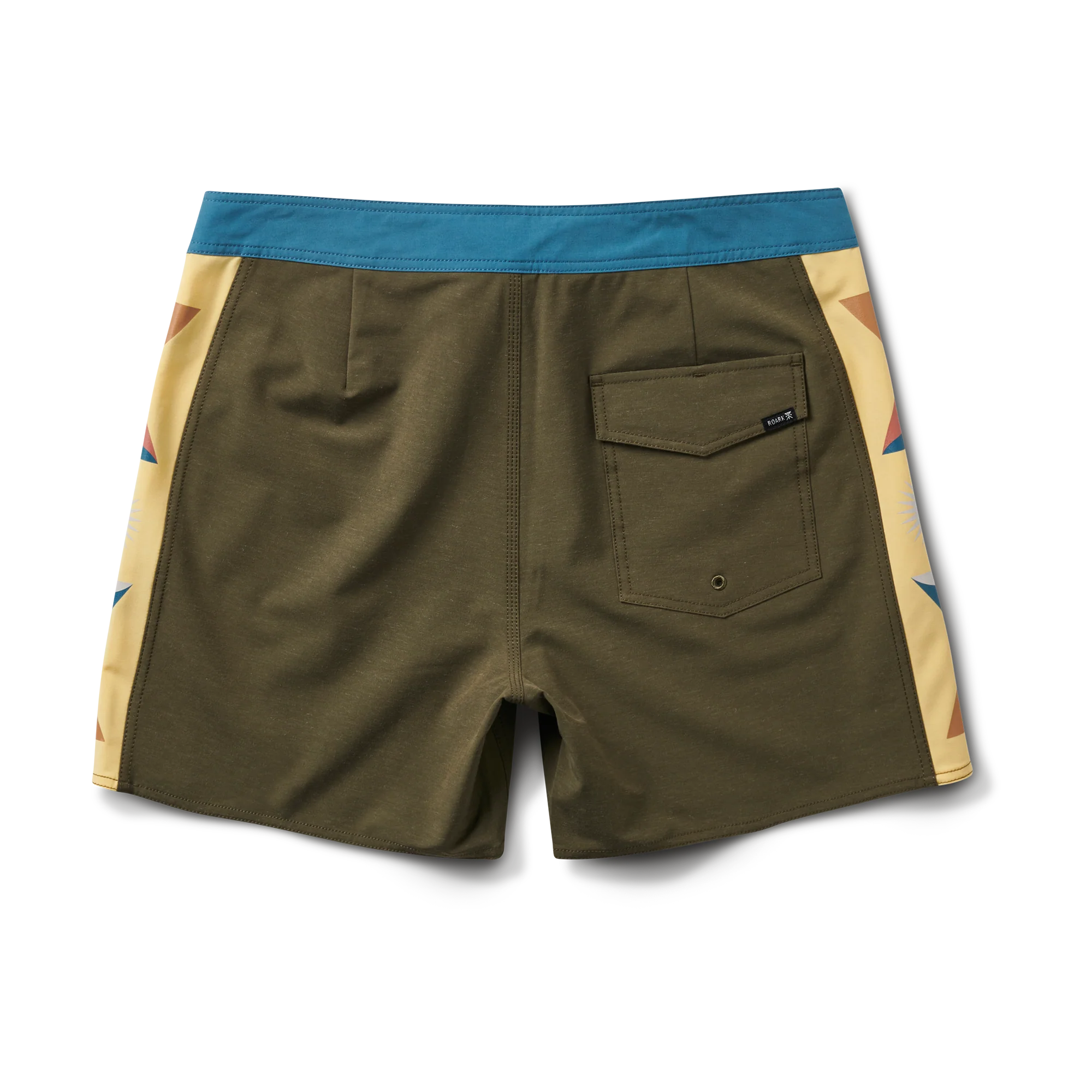 Passage 16" Side Panel Boardshorts - Military - Image 4