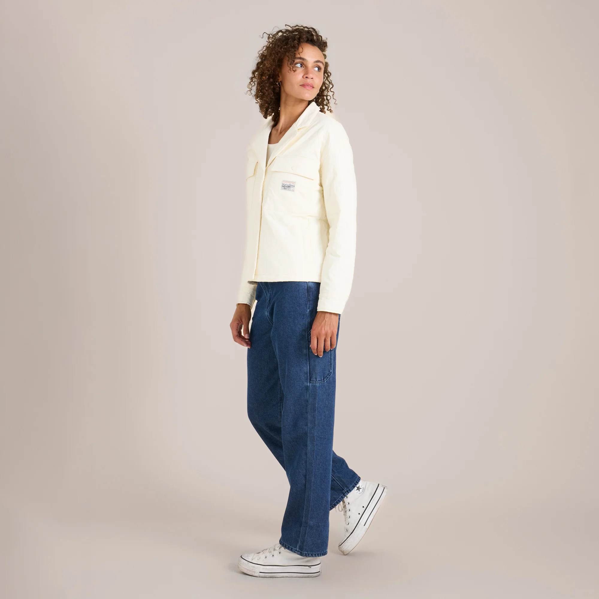 Passport Plush Jacket - White Wolf - Image 6