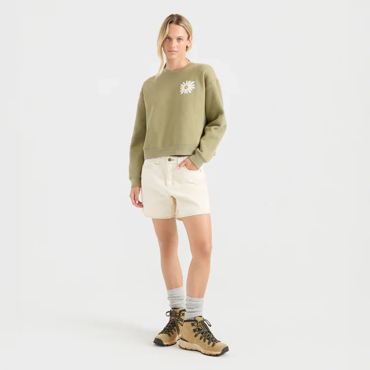 Port Crew Hoodie - Dusty Olive