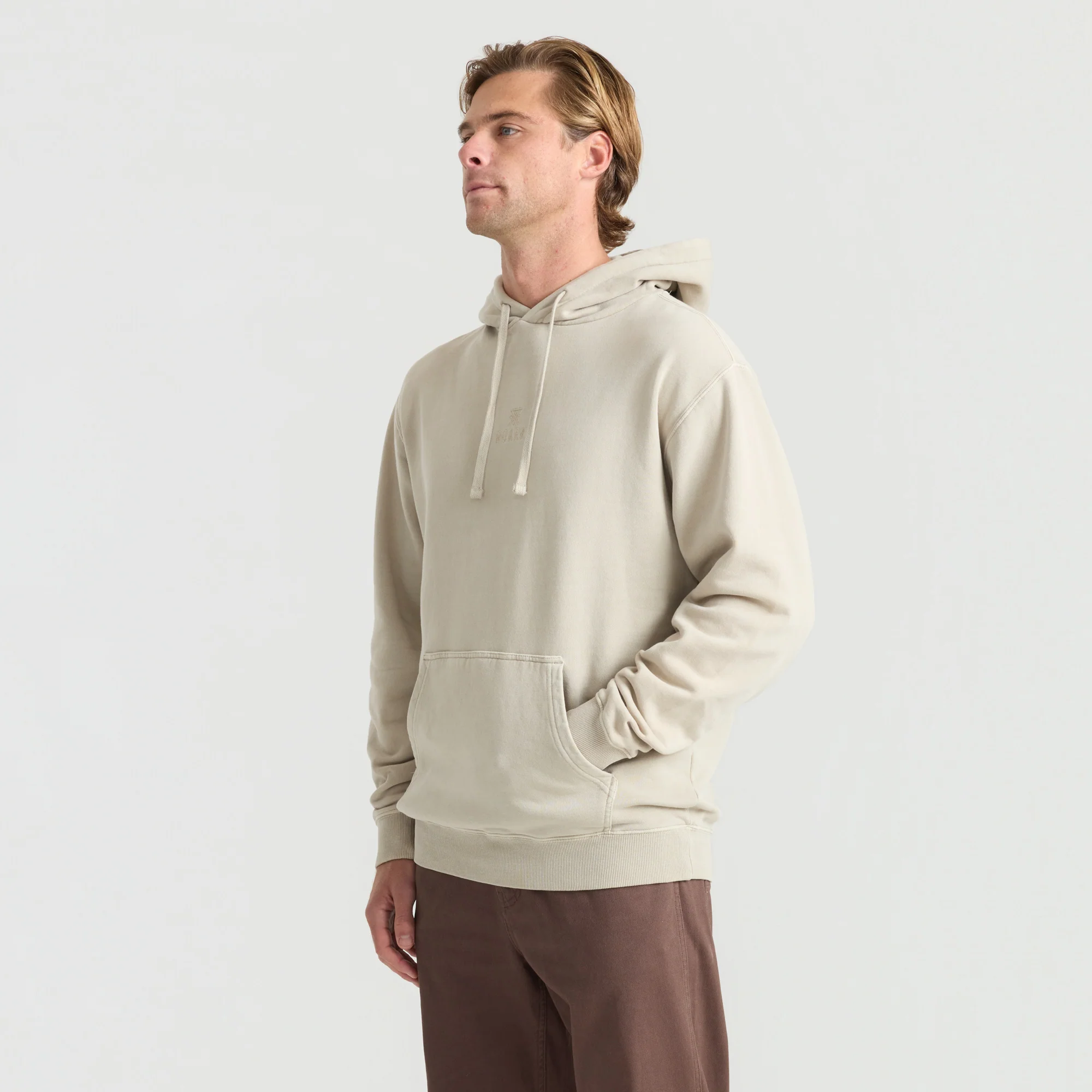 Safe Camp Embroidery Fleece - Fossil - Image 5