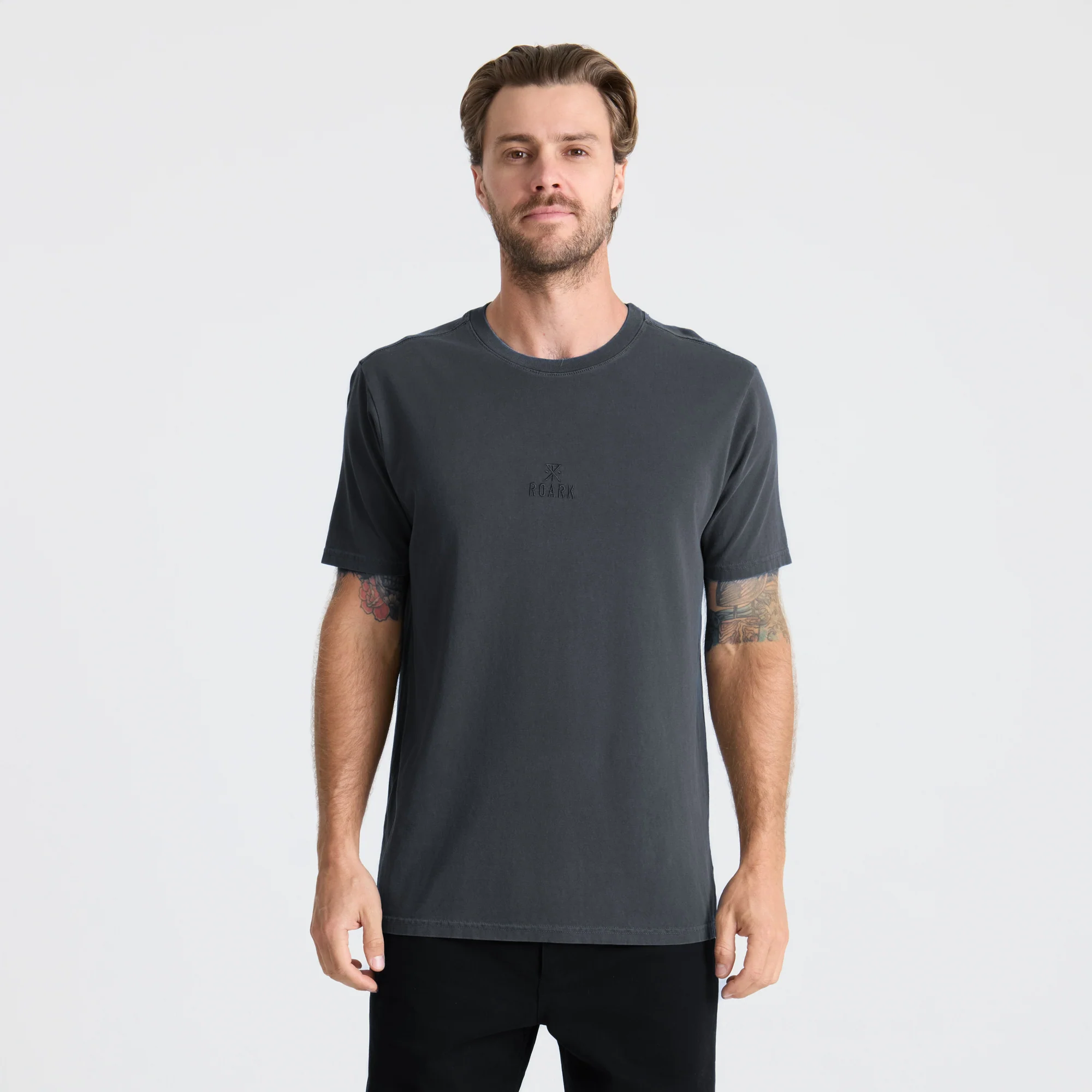 Safecamp Embroidery Premium Tee - Charcoal - Image 3