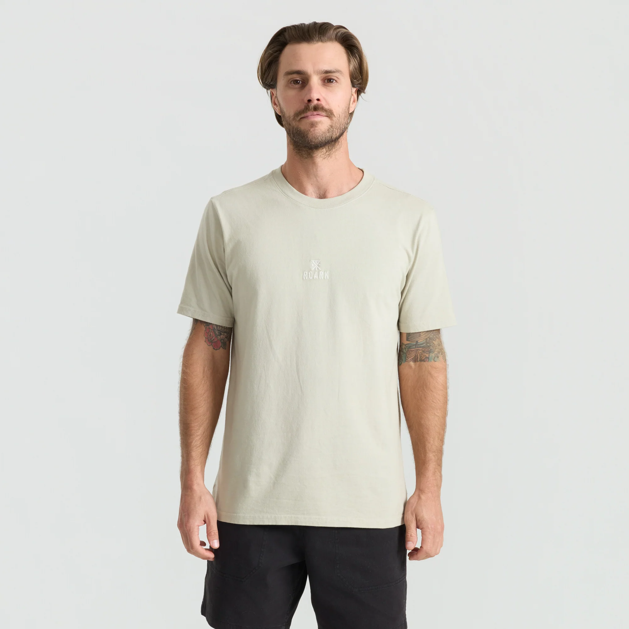Safecamp Embroidery Premium Tee - Fossil - Image 2