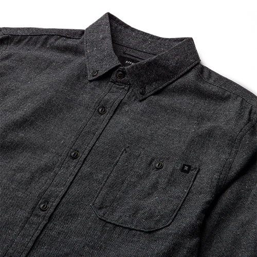 Scholar Chambray Button Up Shirt - Black - Image 7
