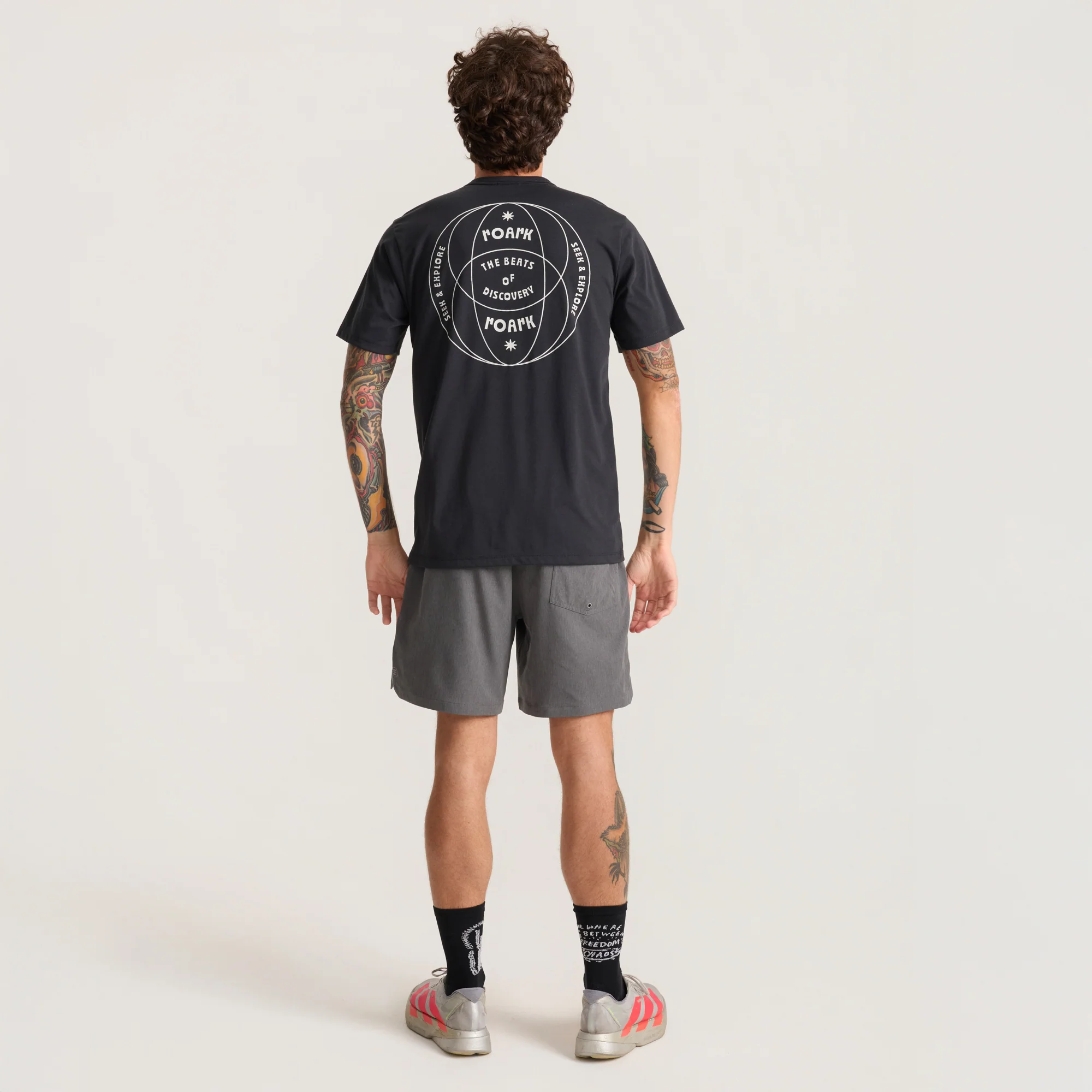 Serrano 7" Active Stretch Shorts - Charcoal Heather - Image 7