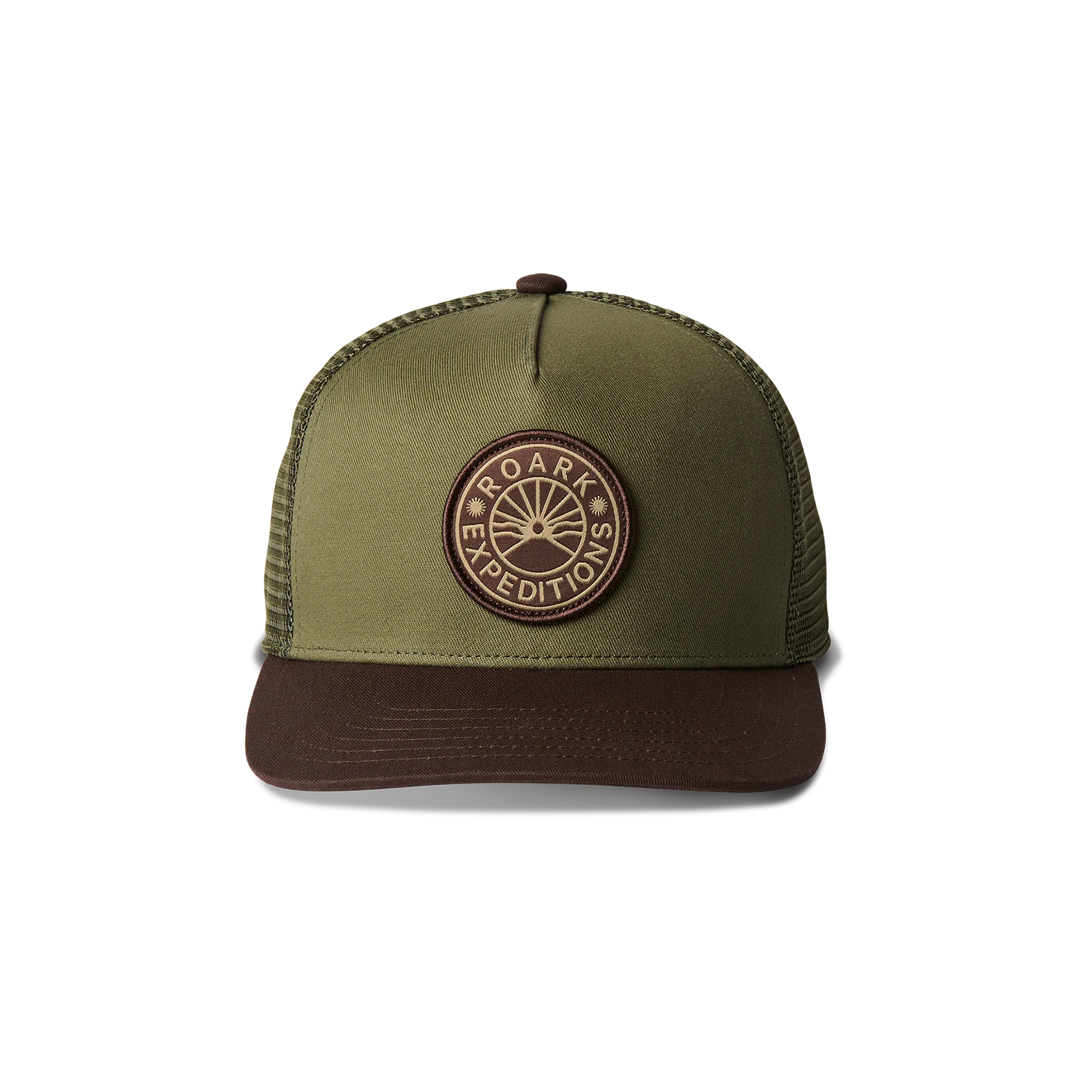 Station Trucker Snapback Hat - Dark Military