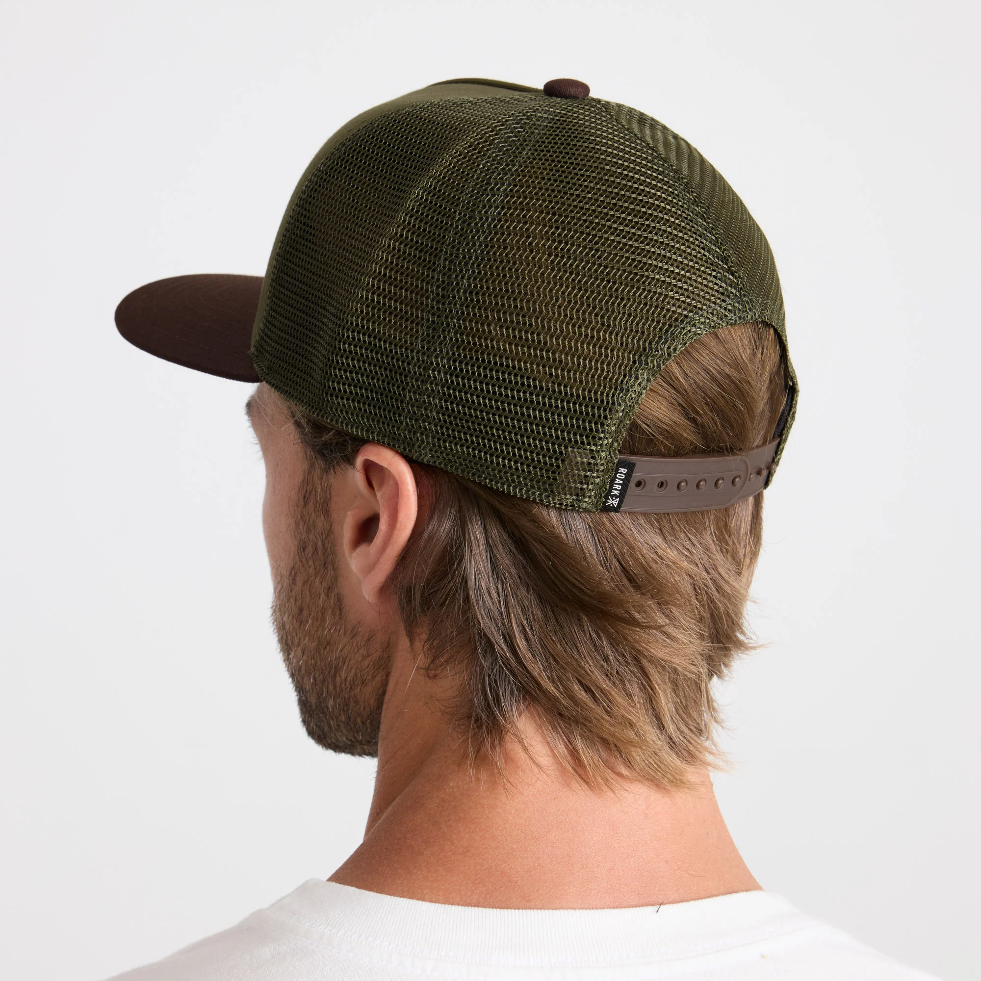 Station Trucker Snapback Hat - Dark Military - Image 6