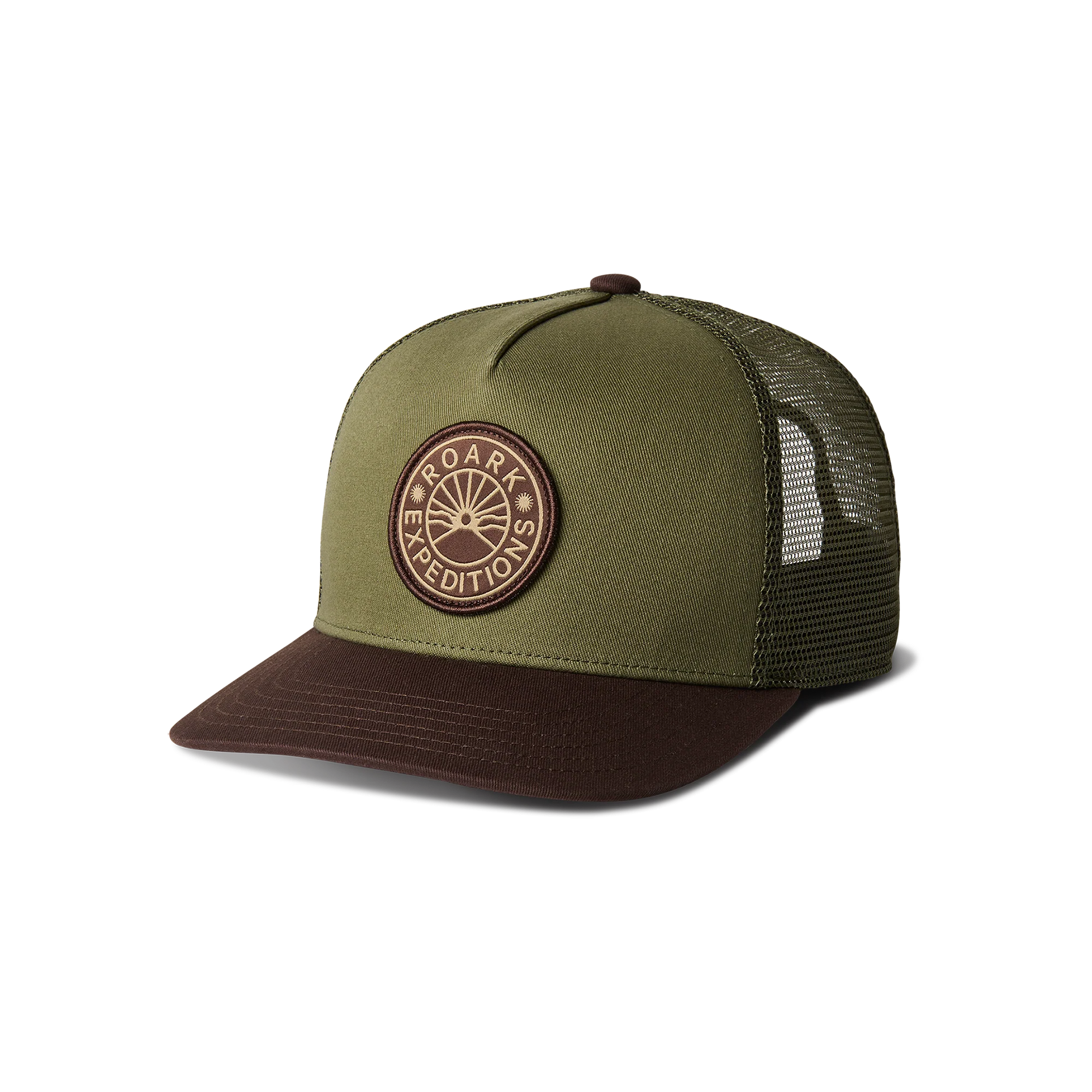 Station Trucker Snapback Hat - Dark Military - Image 8