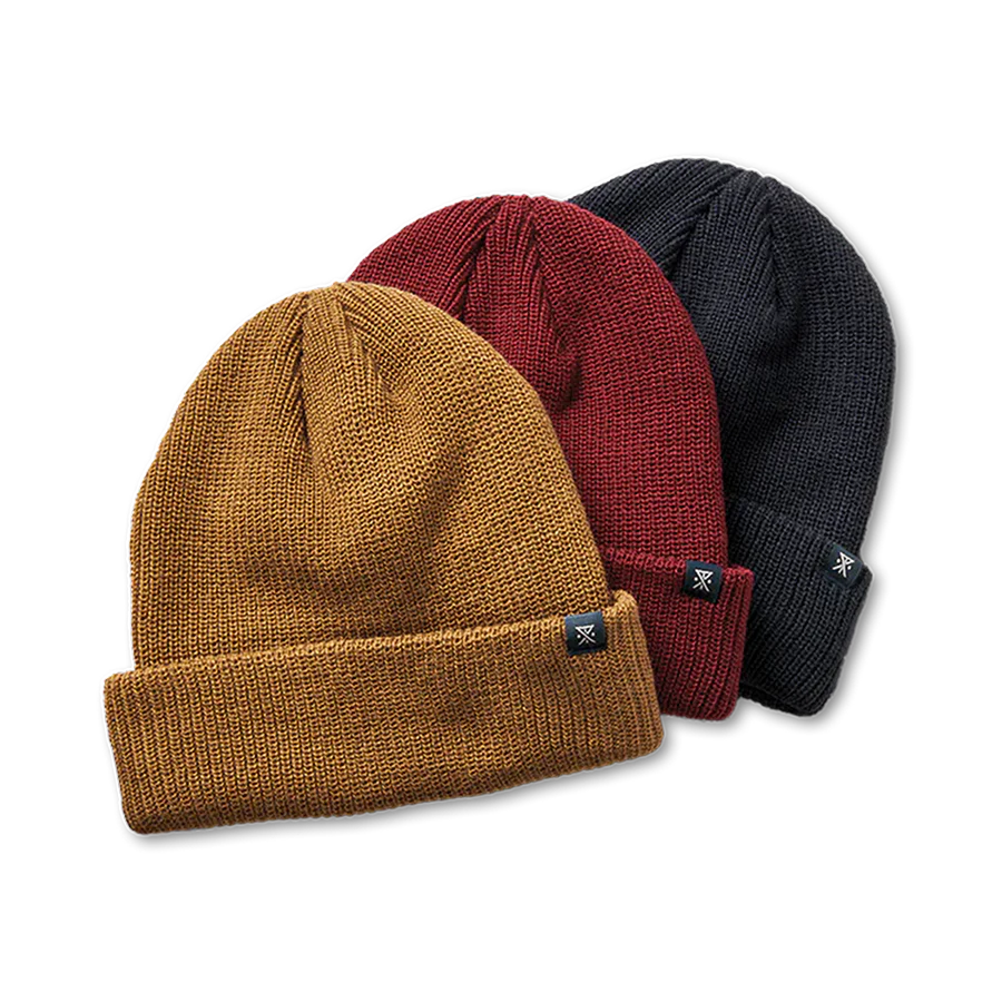 Turks 3-Pack Beanies - Dark Navy/Burgundy/Coyote Brown