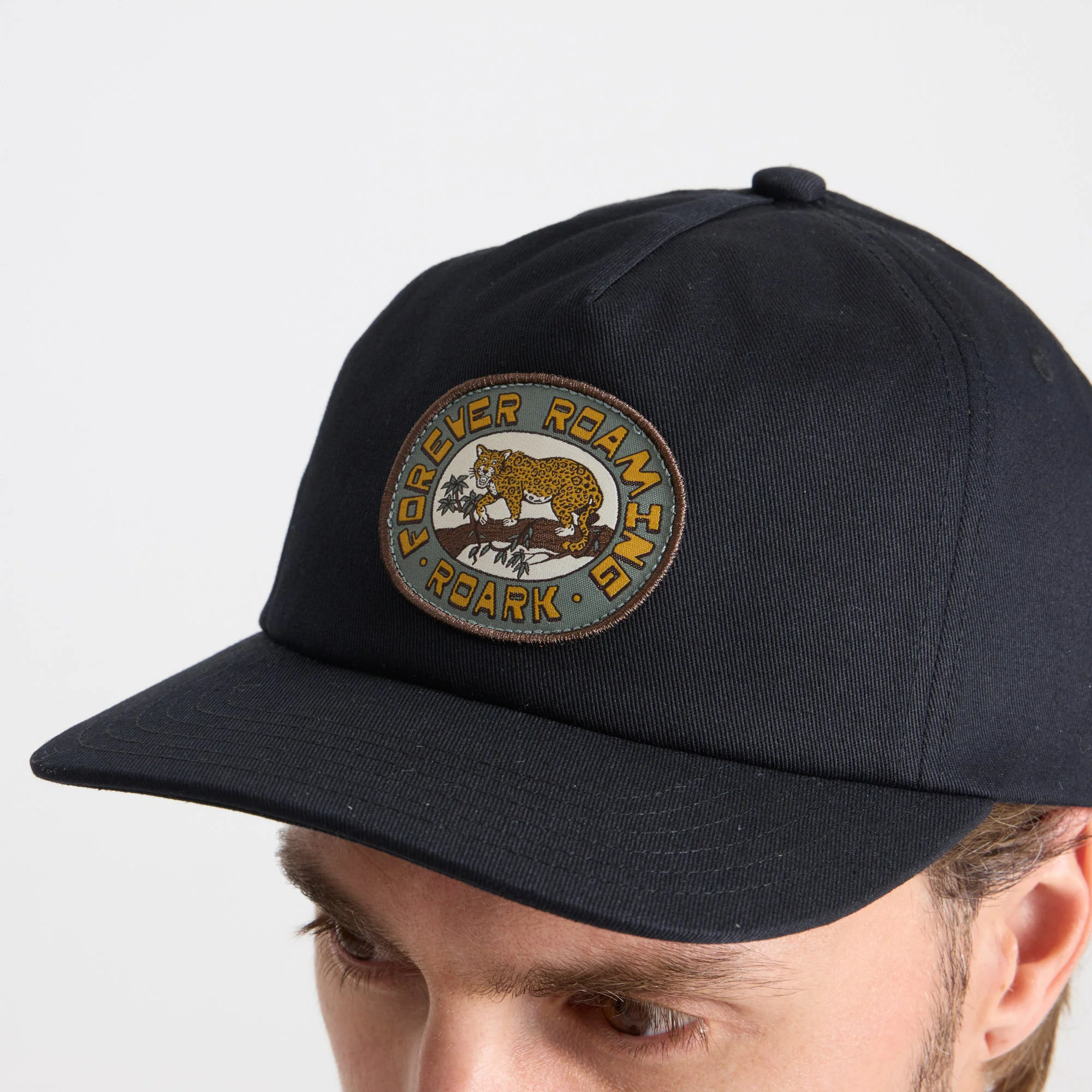 Venture Snapback Hat - Black - Image 4