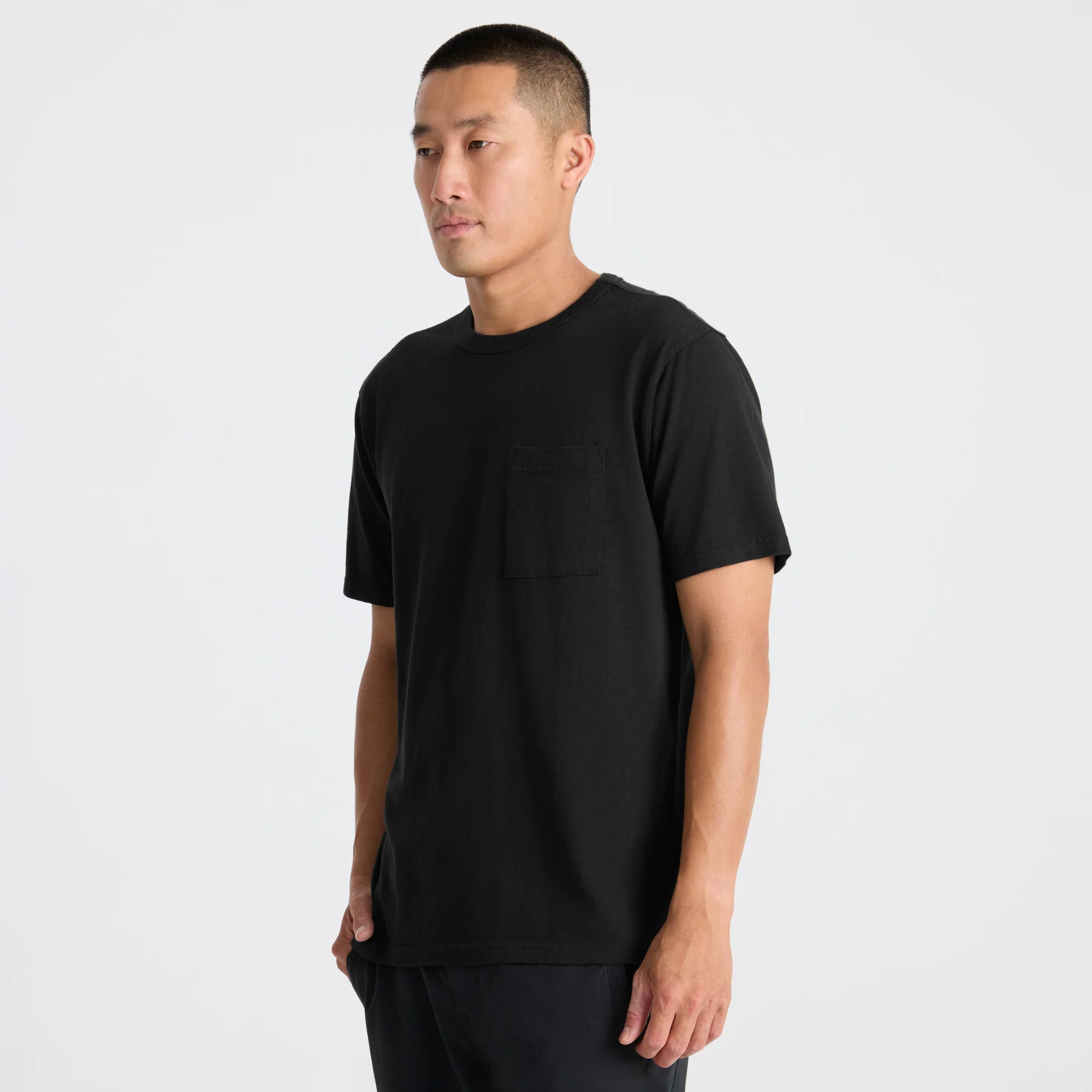 Well Worn Organic Short Sleeve Tee - Black - Image 5