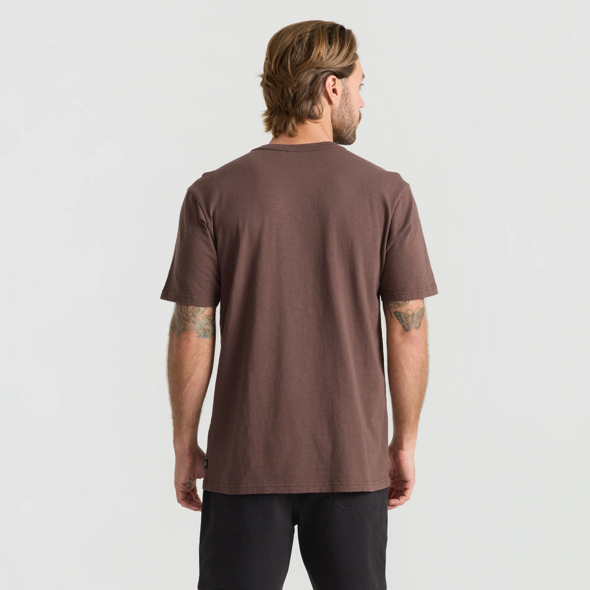 Well Worn Organic Short Sleeve Tee - Cocoa Bean - Image 5