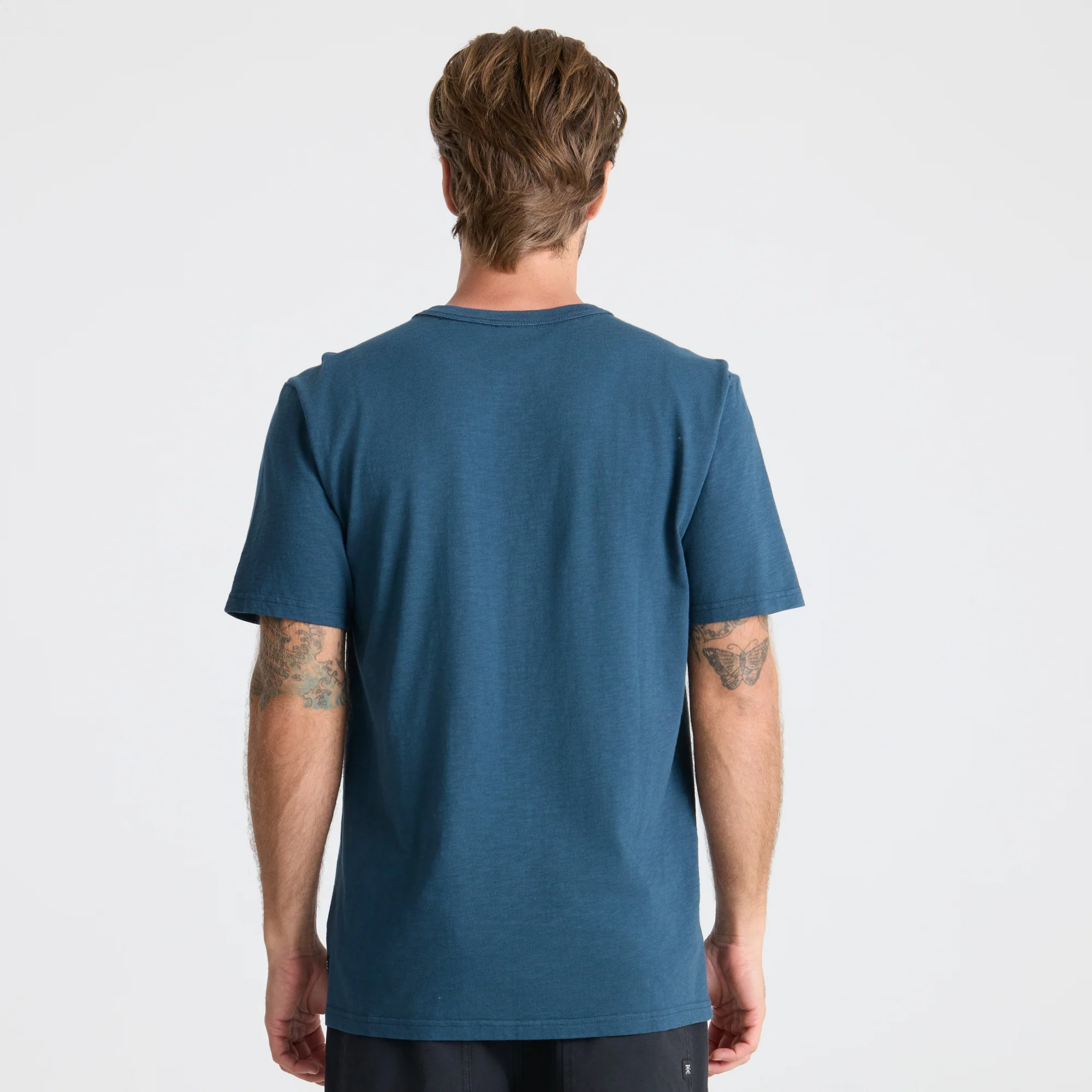 Well Worn Organic Short Sleeve Tee - Navy - Image 7