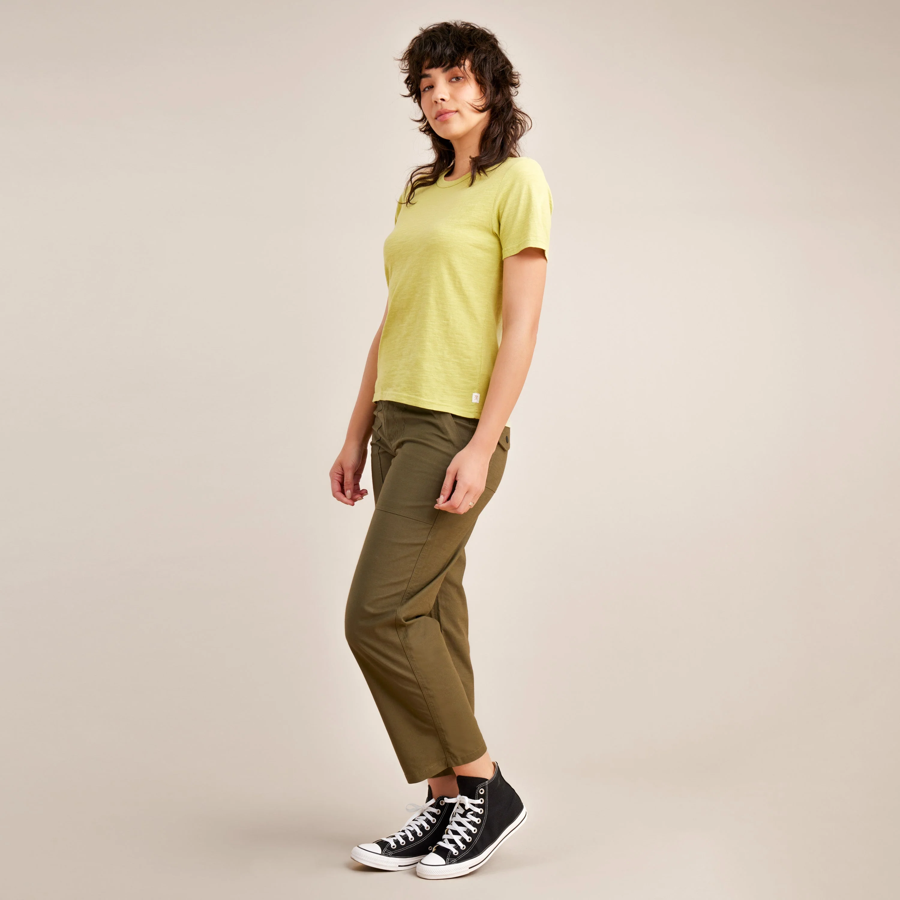 Well Worn Short Sleeve Tee - Lime - Image 5