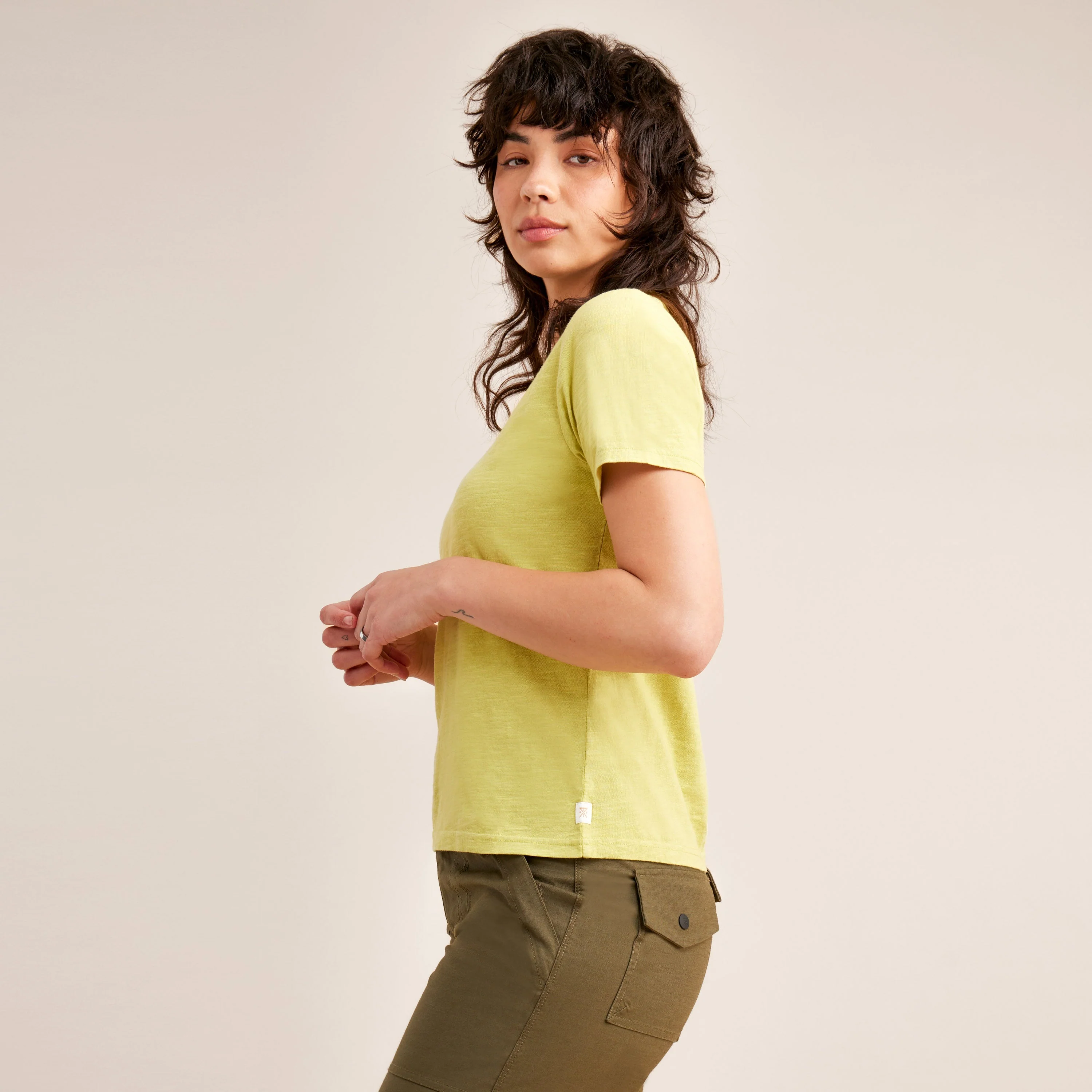 Well Worn Short Sleeve Tee - Lime - Image 6