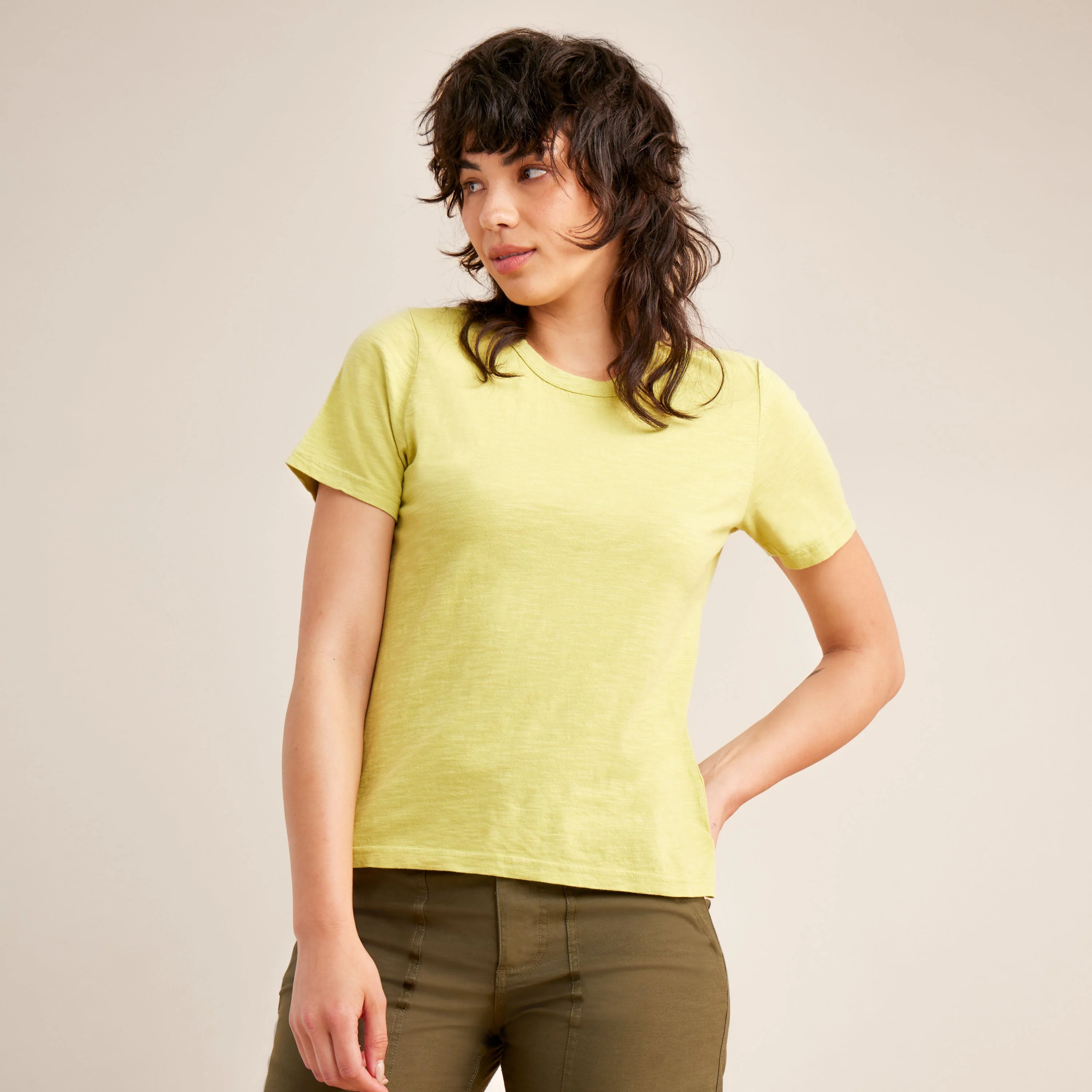 Well Worn Short Sleeve Tee - Lime - Image 8