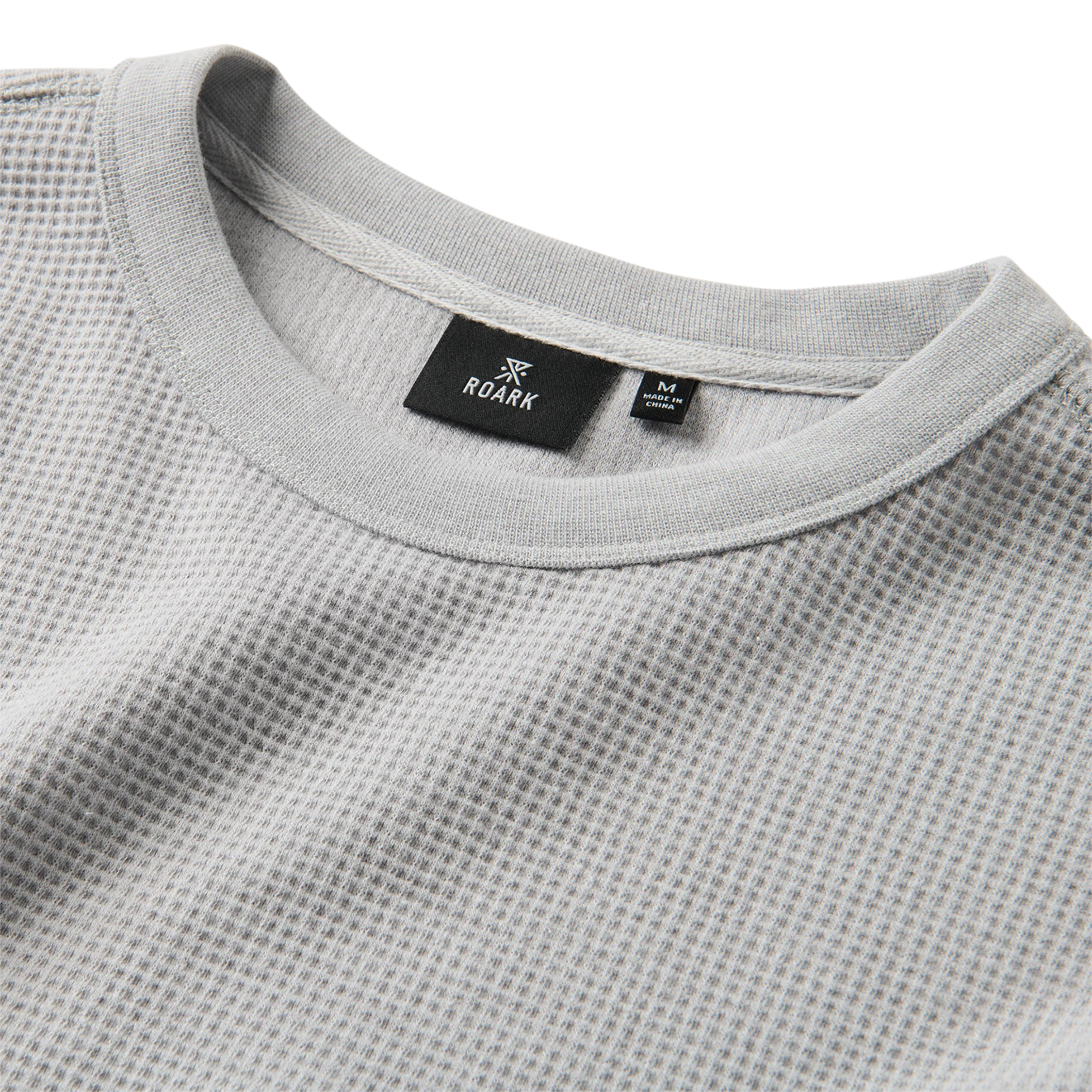 Well Worn Thermal Long Sleeve Tee - Heather Grey - Image 7