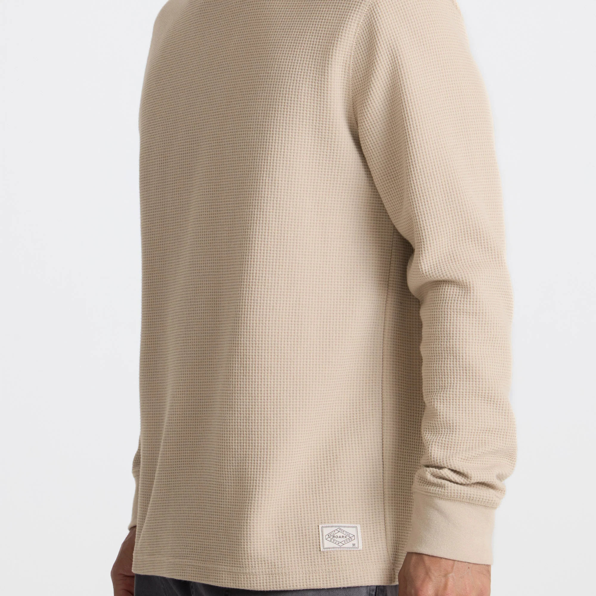 Well Worn Thermal Long Sleeve Tee - Fossil - Image 4
