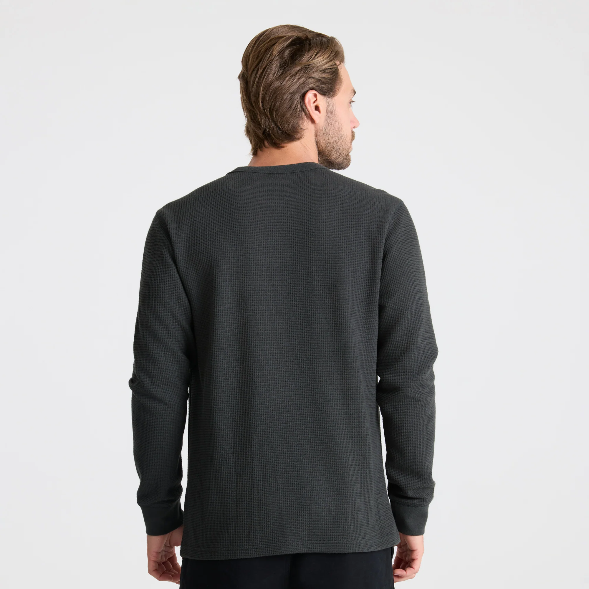 Well Worn Thermal Long Sleeve Tee - Onyx - Image 6