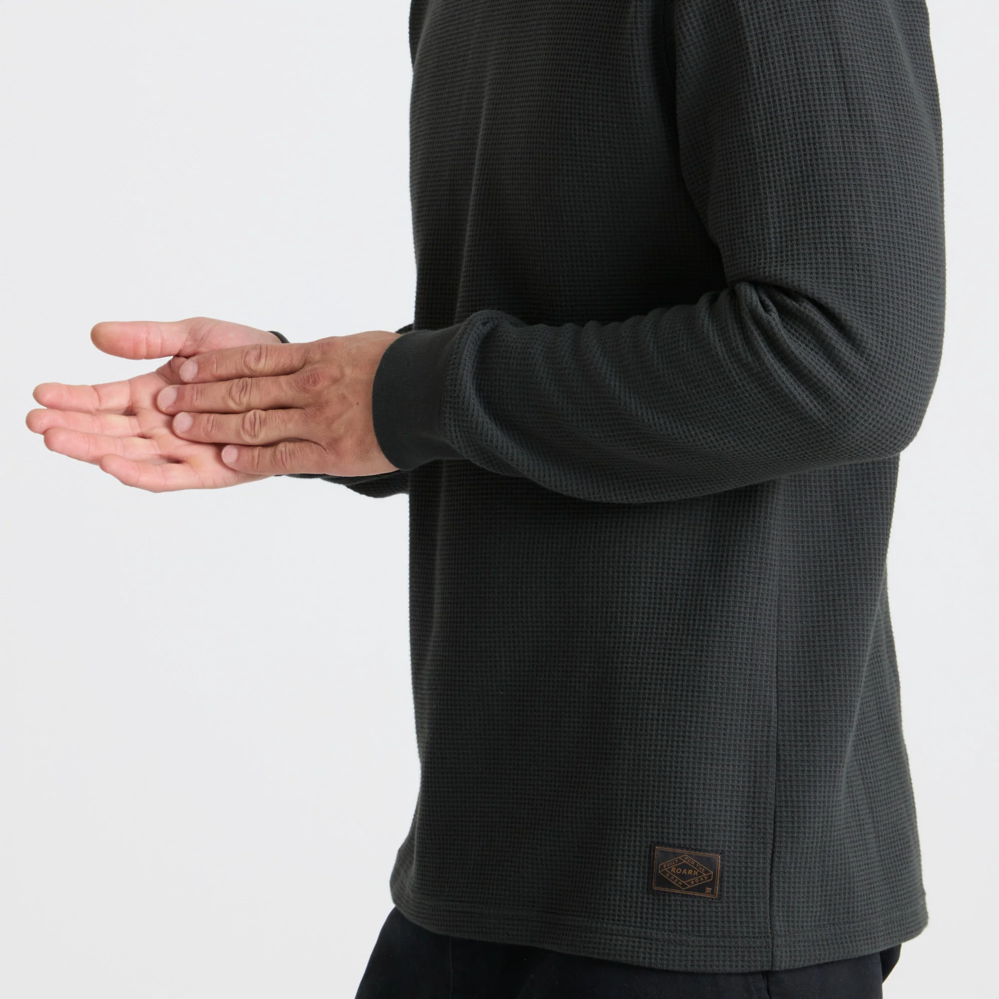 Well Worn Thermal Long Sleeve Tee - Onyx - Image 7