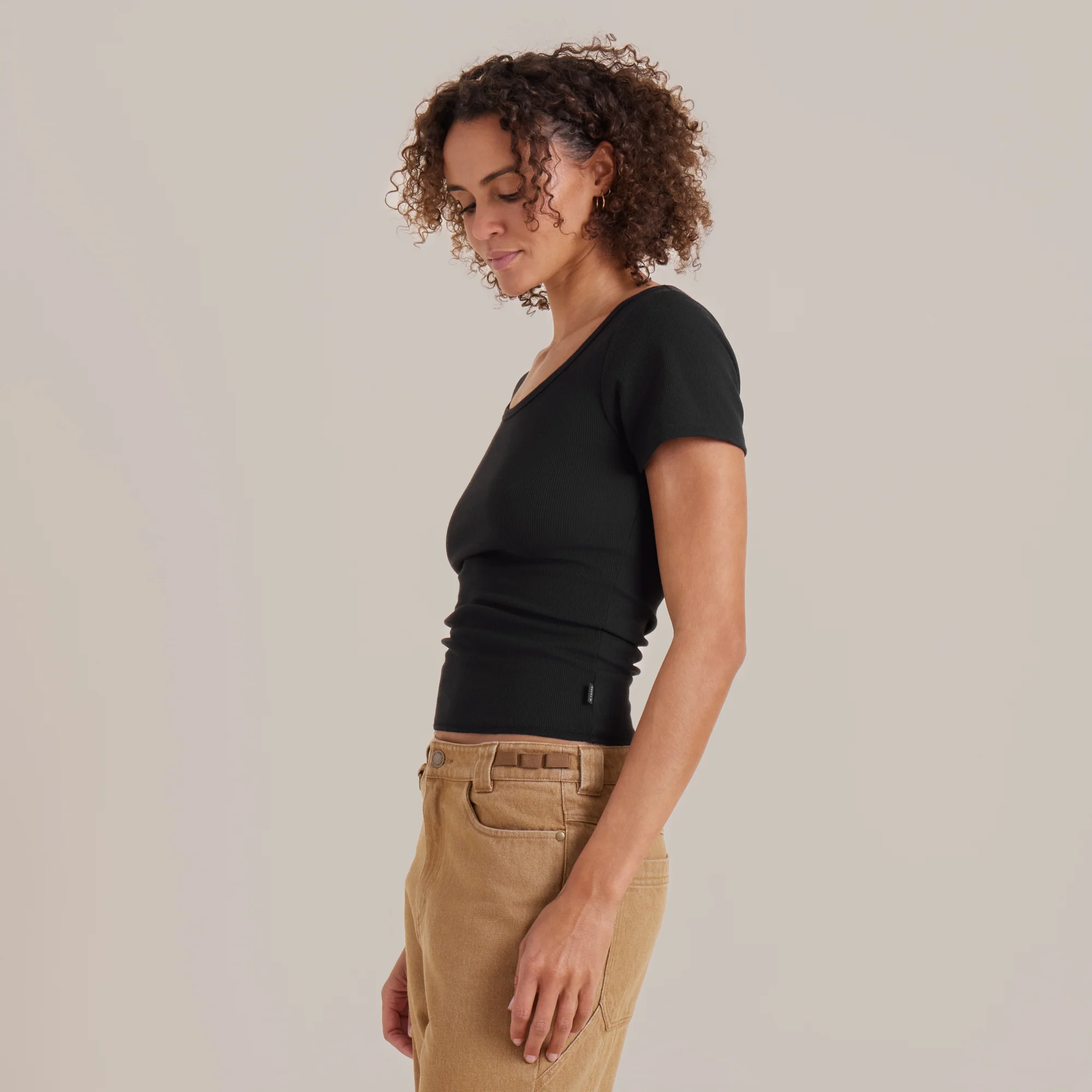 Wind Worn Short Sleeve Tee - Black - Image 8