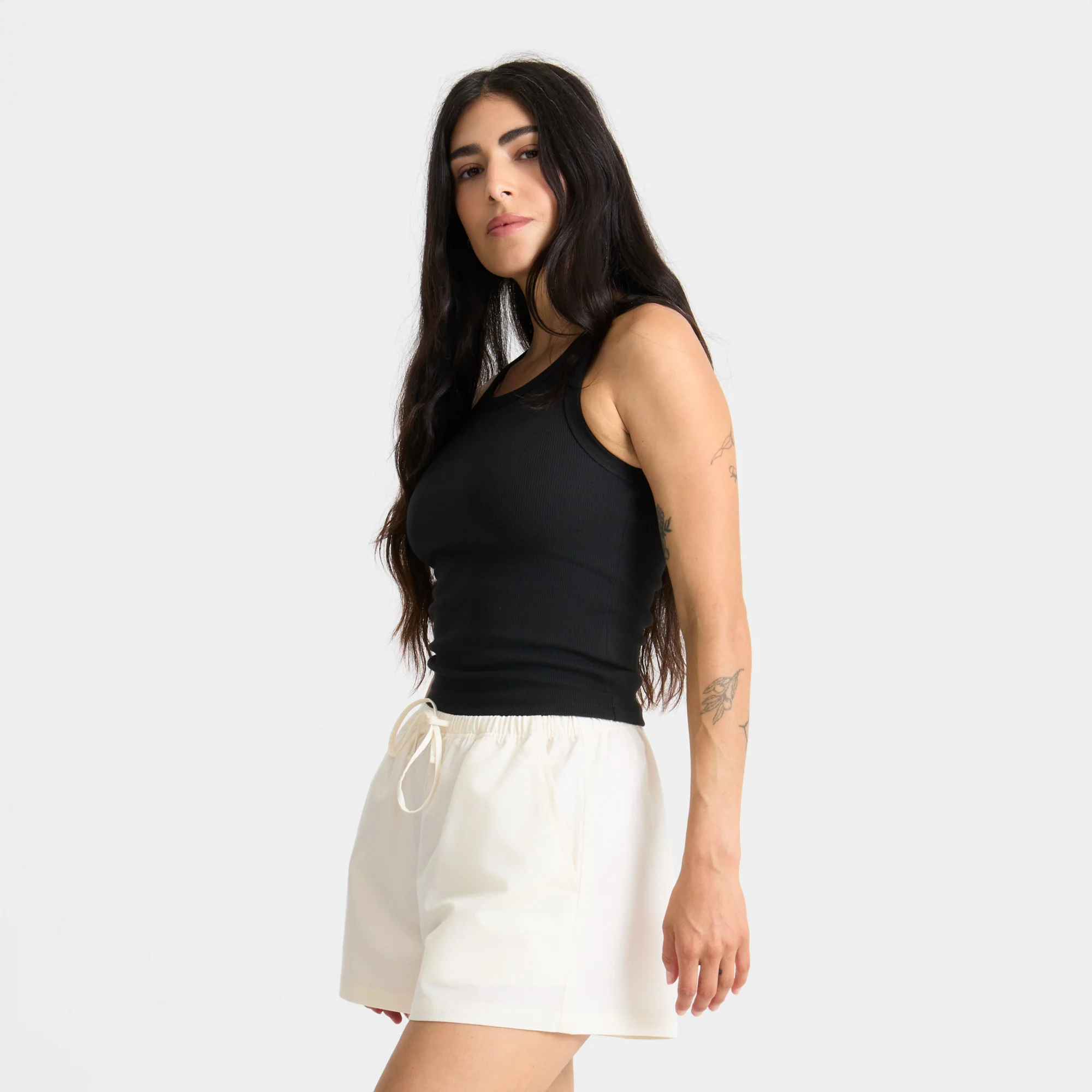 Wind Worn Tank Top - Black - Image 4