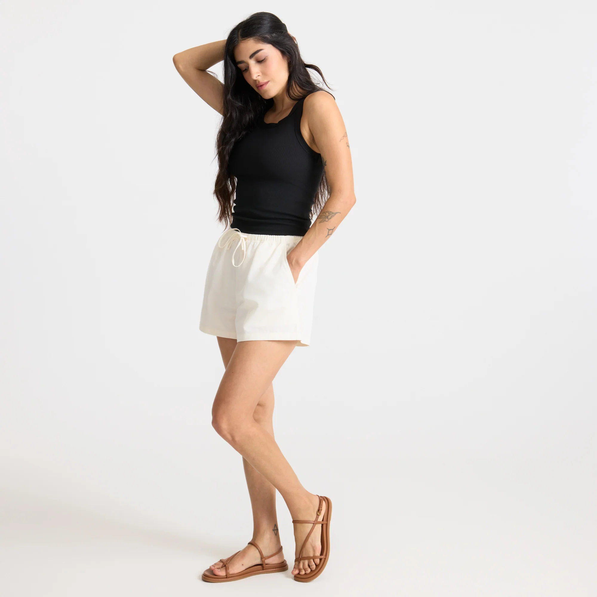 Wind Worn Tank Top - Black - Image 5