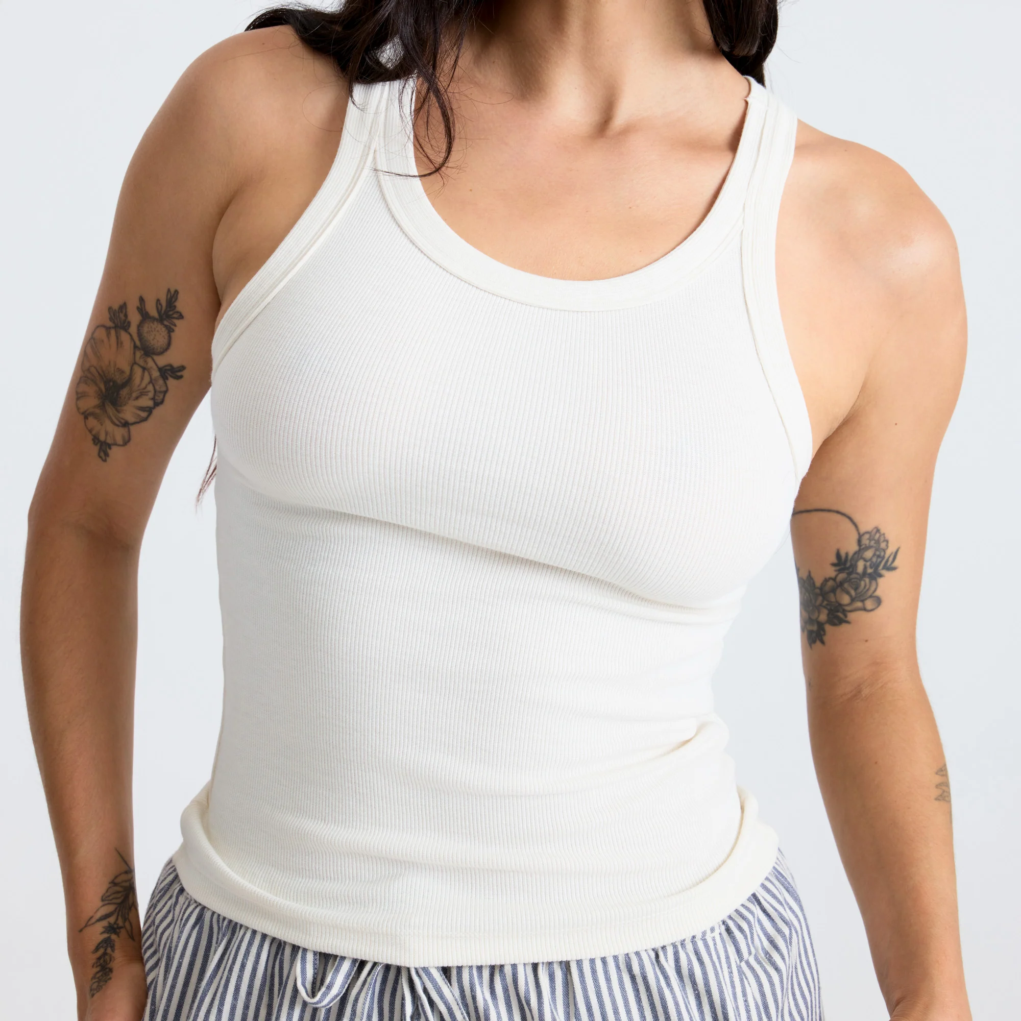 Wind Worn Tank Top - Bone - Image 5
