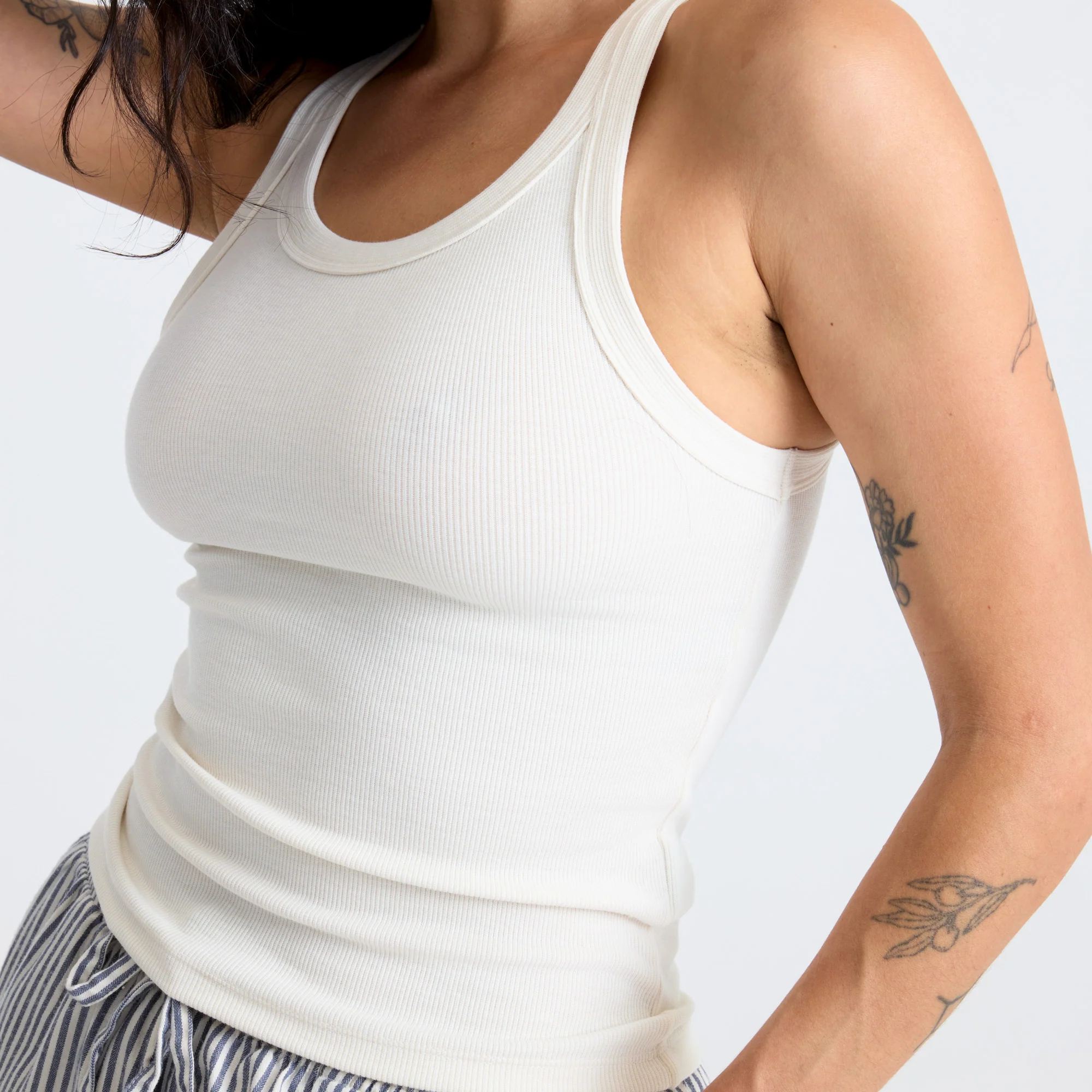 Wind Worn Tank Top - Bone - Image 6