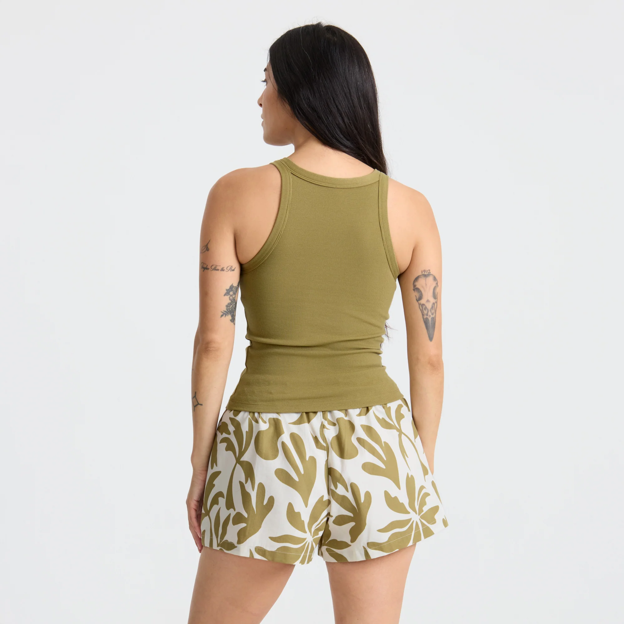Wind Worn Tank Top - Dusty Olive - Image 3
