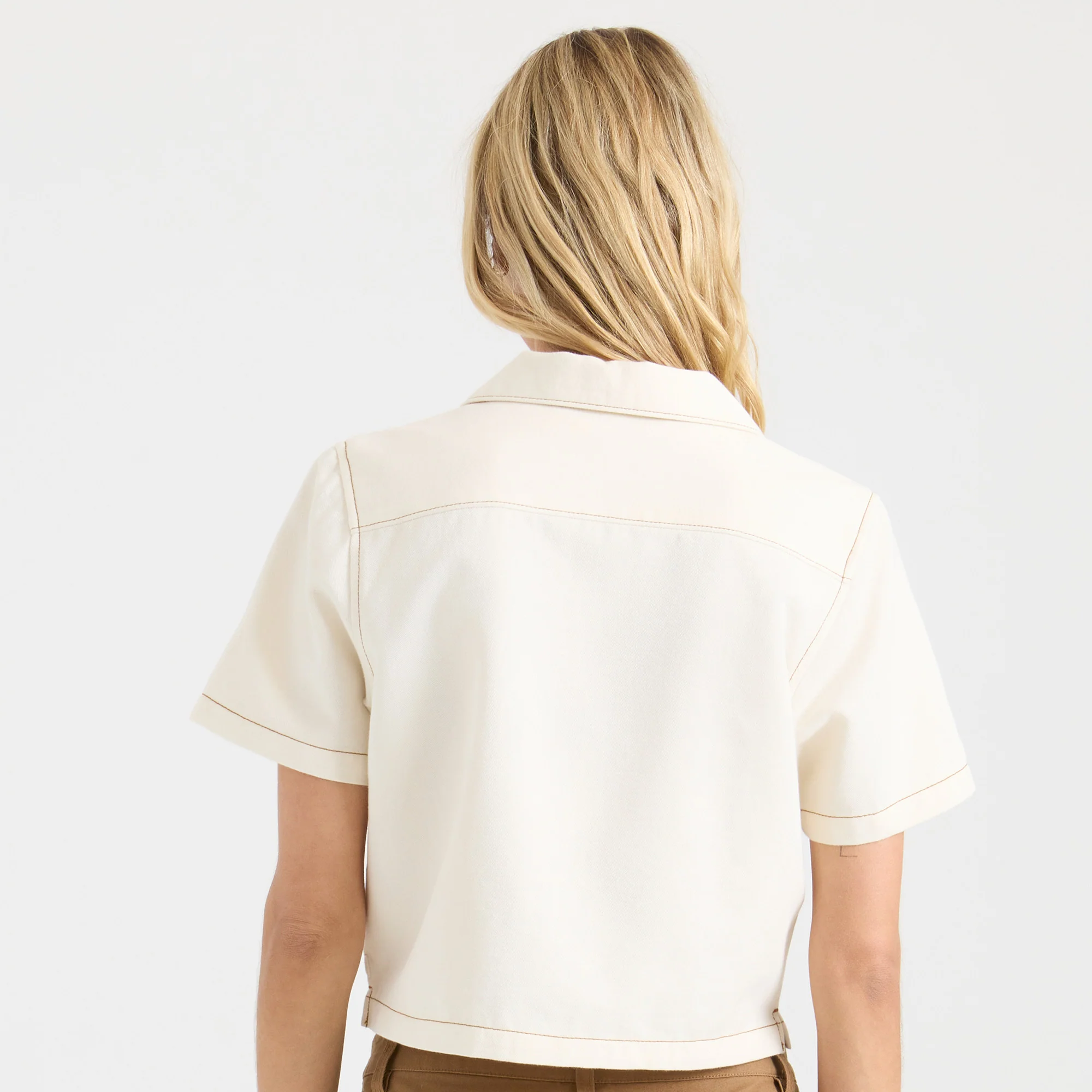 Camp Button Up Shirt - Bone - Image 4