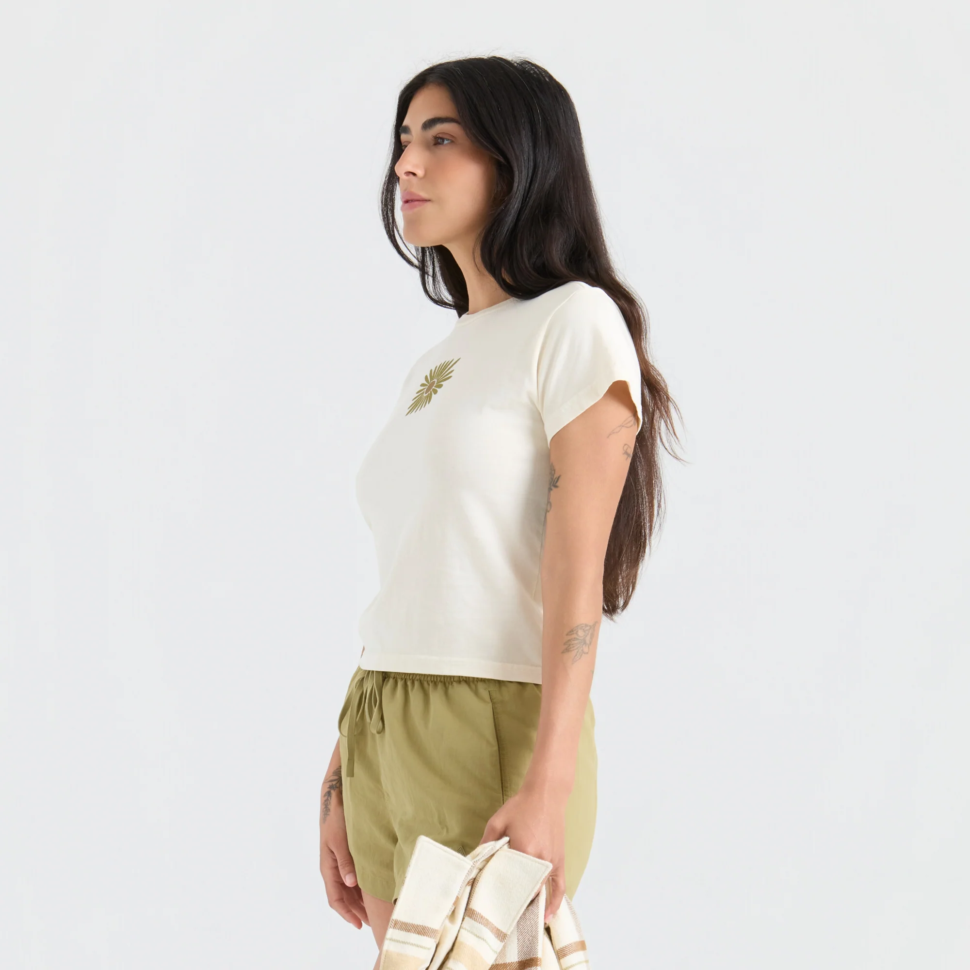 Flower Muse Premium Tee - Bone - Image 5