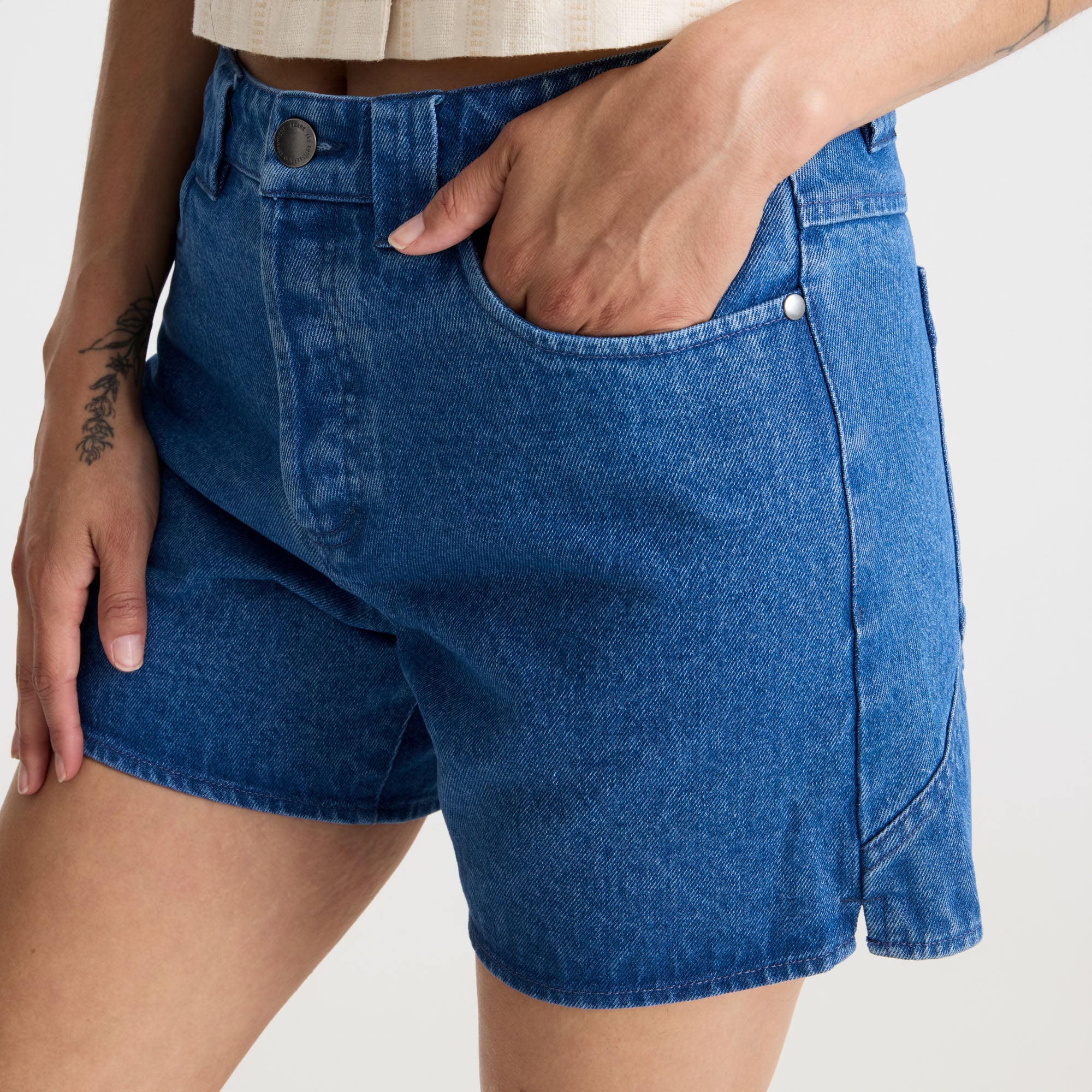 HWY 1 Shorts - Vintage Blue - Image 4
