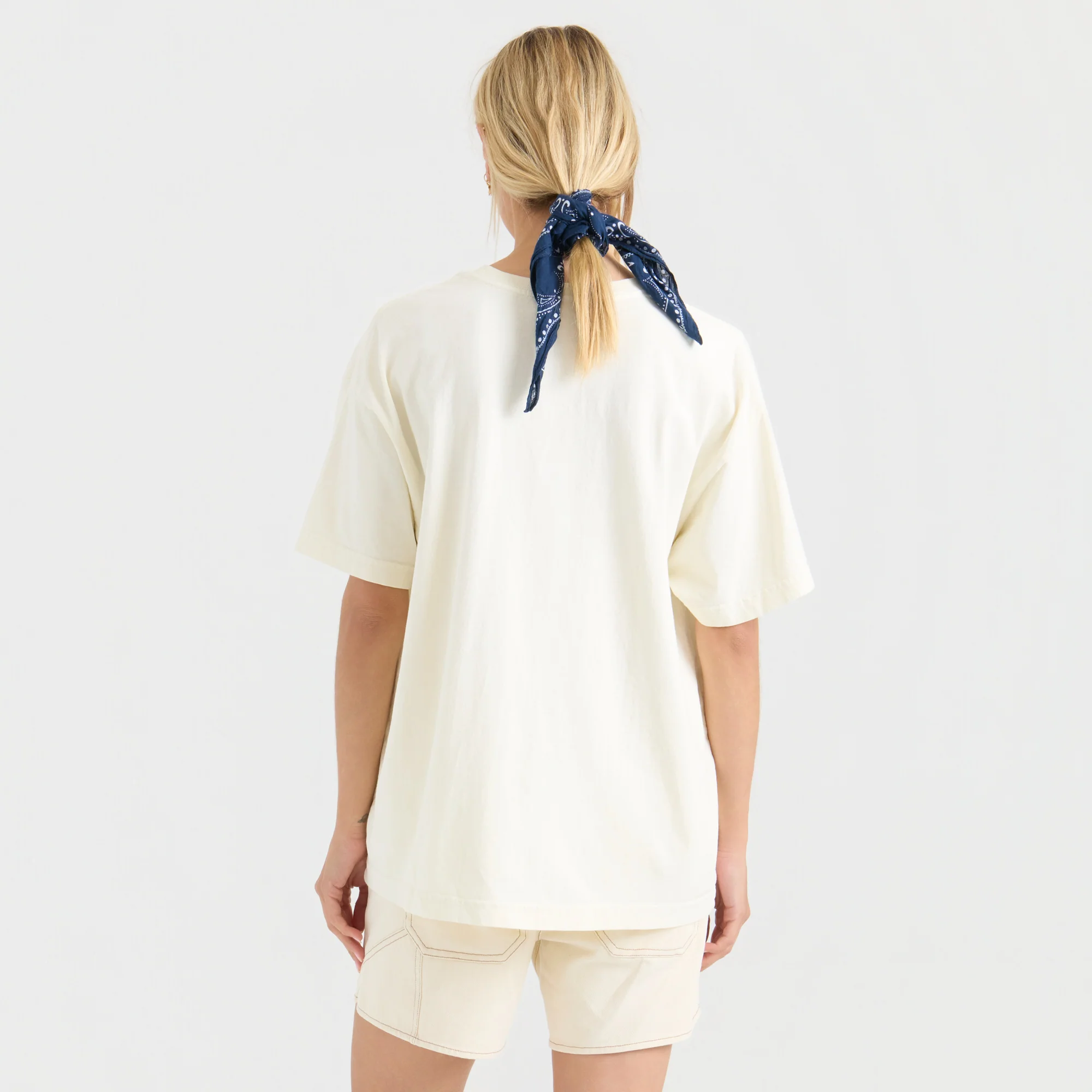 Wild By Nature Oversize Premium Tee - Bone - Image 4